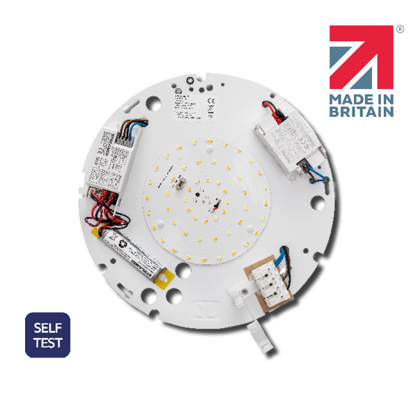 Duxford Gear Tray Tri-Colour 16W ( ~ 28W 2D )   Emergency / Standard /Motion Sensor/Self Test Emergency