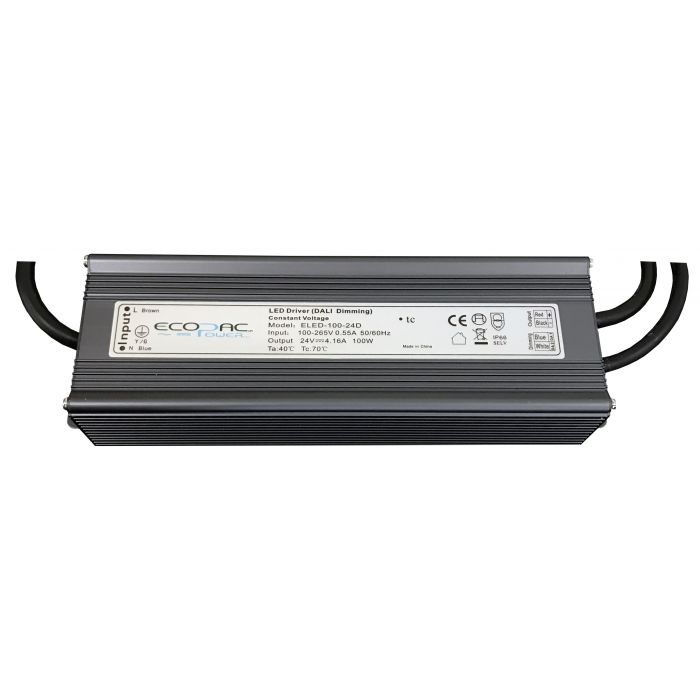 ELED-100-V-S - Ecopac ELED-100-V Series Dimmable LED Driver 100W 12-24V LED Driver Easy Control Gear - Easy Control Gear