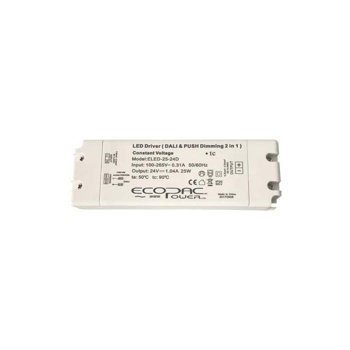 ELED-25-12D - Ecopac ELED-25-12D Dali Dimmable Constant Voltage LED Driver 25W 12V LED Driver Easy Control Gear - Easy Control Gear