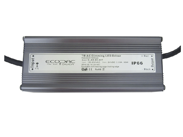 ELED-80-24T - Ecopac Constant Voltage LED Driver ELED-80-24T 80W 24V LED Driver Easy Control Gear - Easy Control Gear