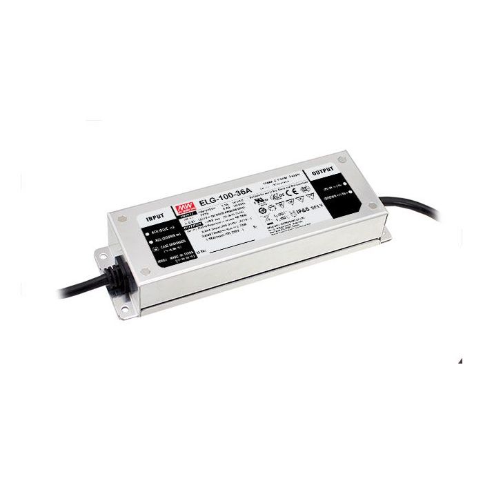 ELG-100-24A - Mean Well ELG-100-24A LED Driver 100W 24V - Potentiometer LED Driver Meanwell - Easy Control Gear