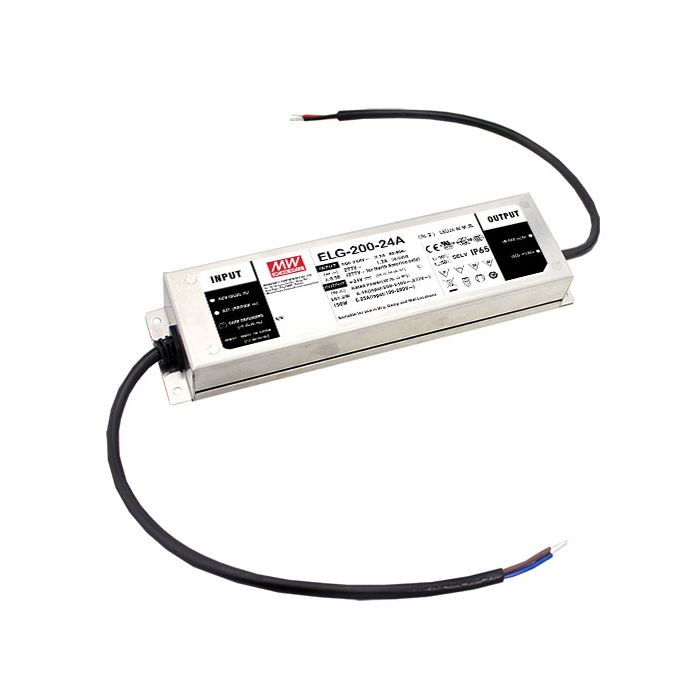 ELG-200-24B - Mean Well LED Driver ELG-200-24B 96W 24V - 3 in 1 Dimming LED Driver Meanwell - Easy Control Gear
