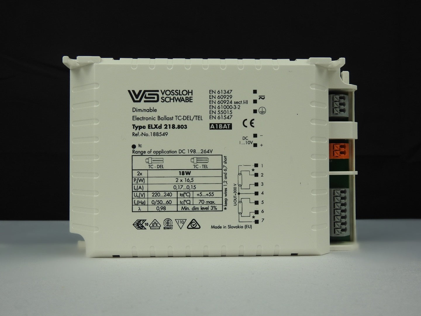 ELXd 218.803 Ref # 188549 Vossloh Schwabe  Easy Control Gear - Easy Control Gear