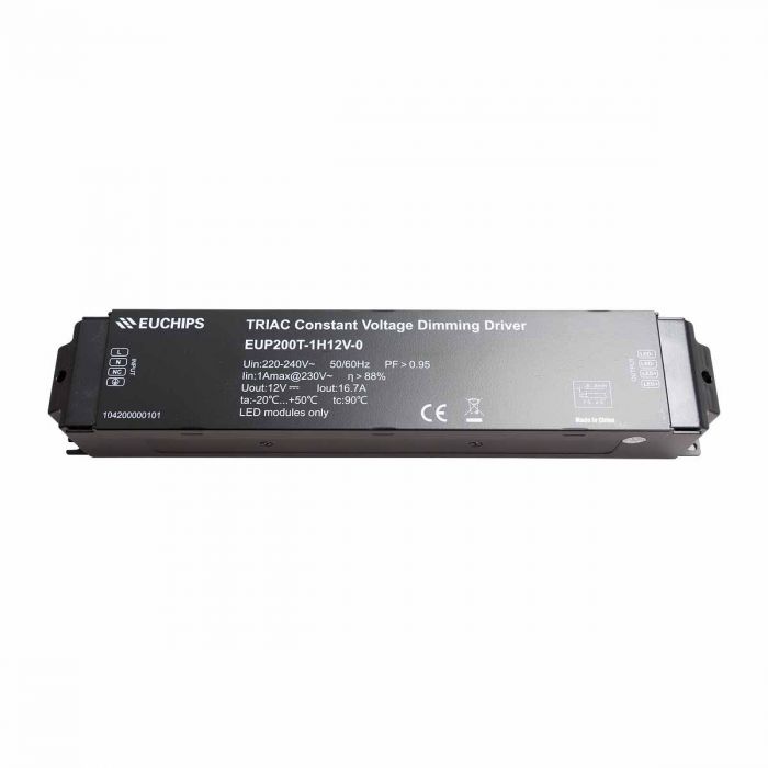 EUCHIPS EUP200T-1HVS - EUCHIPS EUP200T-1HV Series Mains Dimmable LED Driver  200W 12-24V LED Driver Easy Control Gear - Easy Control Gear