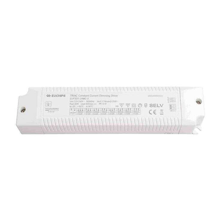 EUP30T-1HMC Series TRIAC Dimmable Constant Current LED Drivers Led Driver EUChips - Easy Control Gear