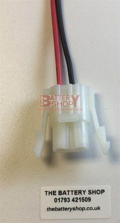 GL125 connector (Emergency Lighting Battery AMP PLUG connector, +Pin1 ) Connectors The Lamp Company - Easy Control Gear