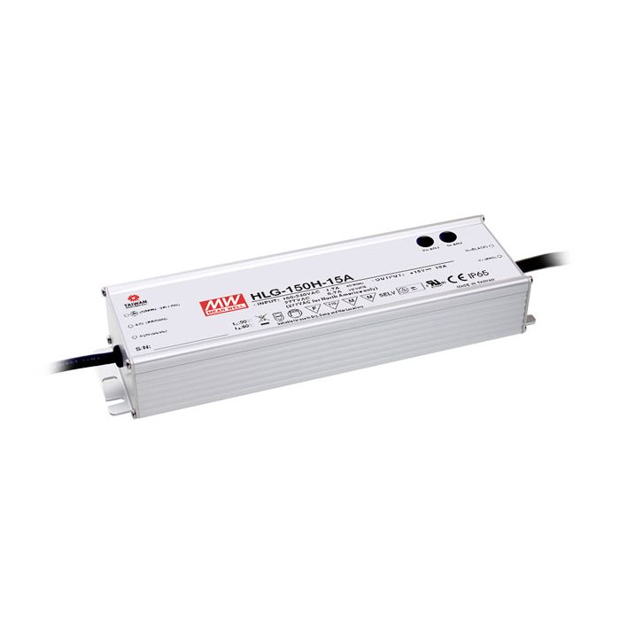 HLG-150H-S - Mean Well HLG-150H Series LED Driver 150W 12V – 54V LED Driver Meanwell - Easy Control Gear