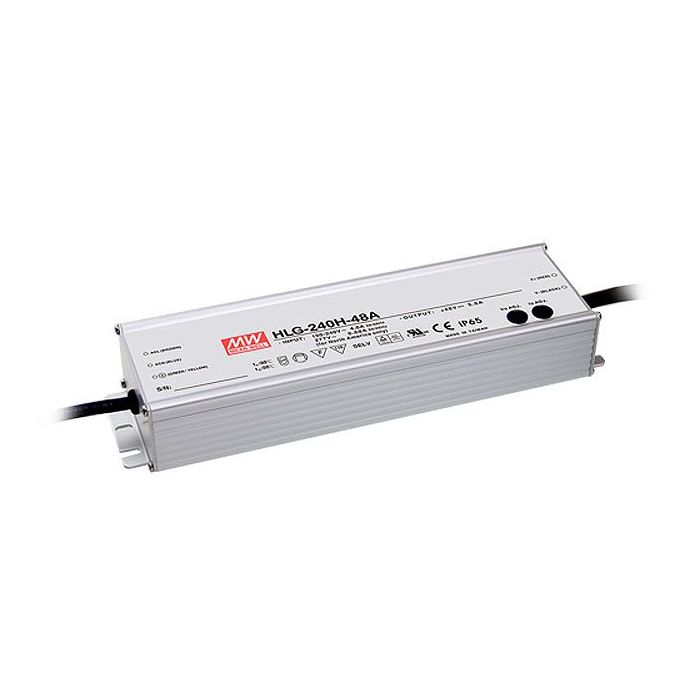 HLG-240H-BS - Mean Well HLG-240H B Series IP67 Rated LED Driver 192W - 240W 12V – 54V LED Driver Meanwell - Easy Control Gear