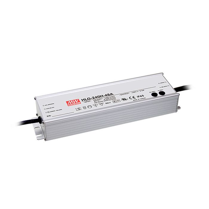 HLG-240H-SA - Mean Well HLG-240H A Series LED Driver 192W - 240W 12V – 54V LED Driver Meanwell - Easy Control Gear