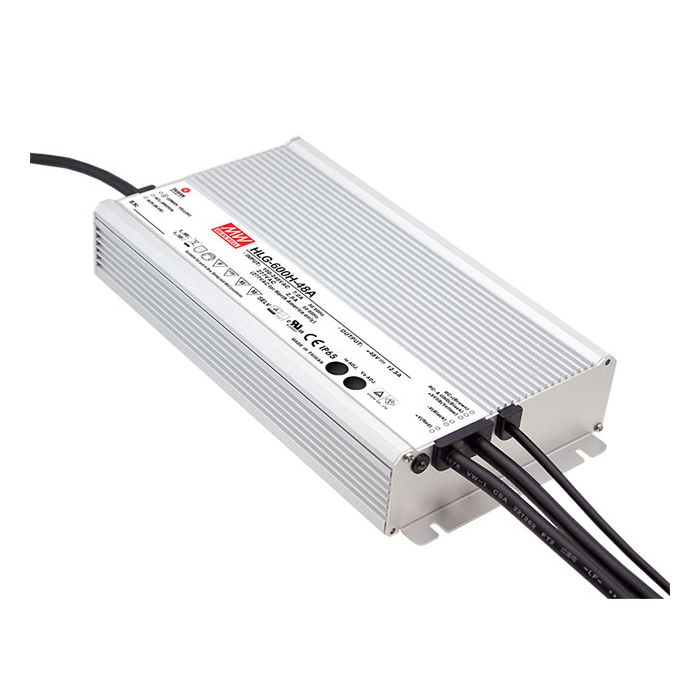 HLG-600H-S - Mean Well HLG-600H Series LED Driver 480W - 605W 12V – 54V LED Driver Meanwell - Easy Control Gear