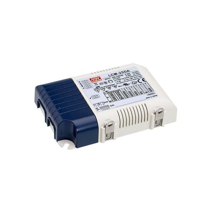 LCM-25 - Mean Well LCM-25 Selectable Current LED Driver 25W 350~1050mA LED Driver Meanwell - Easy Control Gear