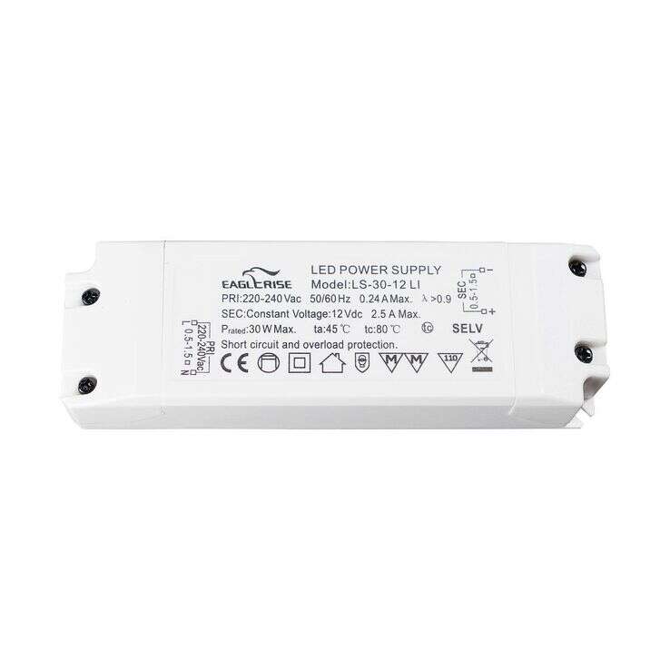 LS-60 LI Series Non-dim Constant Voltage LED Drivers 60W 12V/24V Constant Voltage Driver Eaglerise - Easy Control Gear