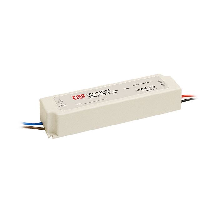 LPV-100-24 - Mean Well LED Driver LPV-100-24  100W 24V LED Driver Meanwell - Easy Control Gear