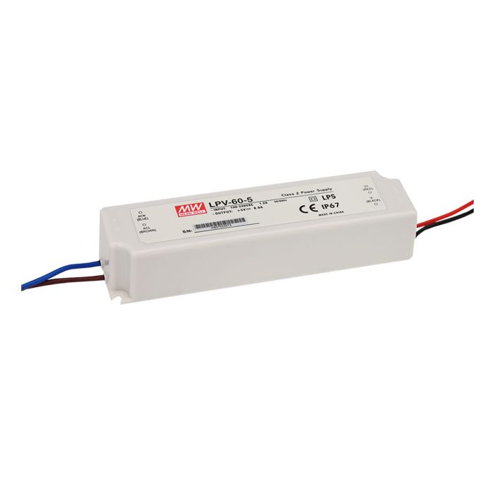 LPV-60-48 - Mean Well LED Driver LPV-60-48  60W 48V LED Driver Meanwell - Easy Control Gear