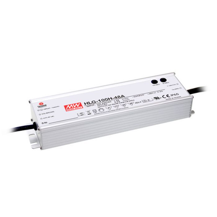 HLG-100H-S - Mean Well HLG-100H Series LED Driver 100W 20V – 54V LED Driver Meanwell - Easy Control Gear