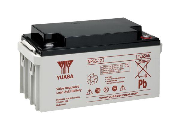 YUASA NP65-12 - BATTERY, LEAD-ACID 12V 65AH Batteries YUASA - Easy Control Gear