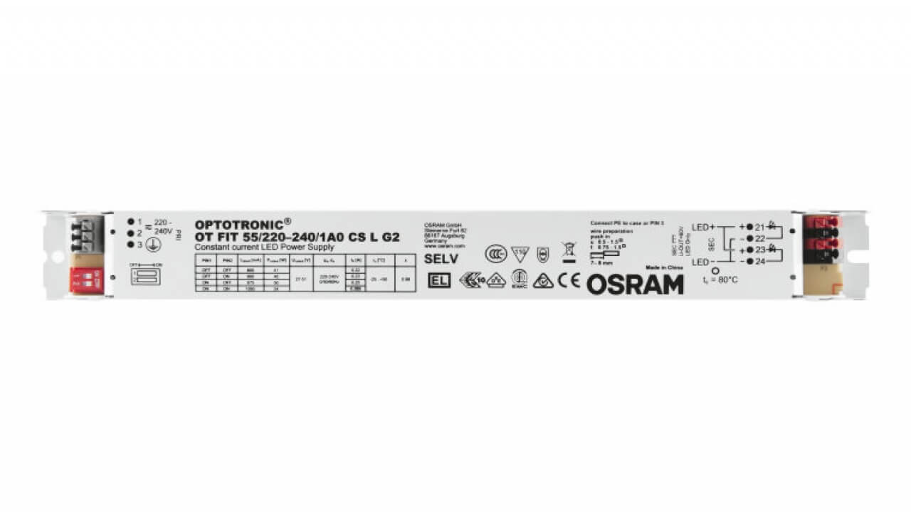OT FIT 55/220…240/1A0 CS L G2 4052899522558 LED Driver Osram Ledvance - Easy Control Gear