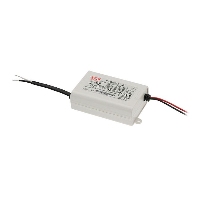 PCD-16-S - Mean Well PCD-16 Series LED Driver 16W 350mA – 1400mA LED Driver Meanwell - Easy Control Gear