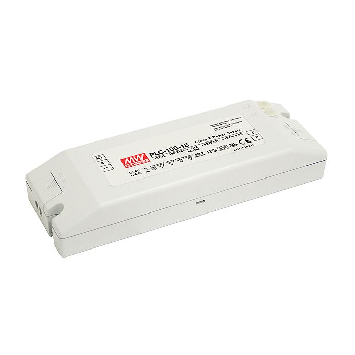 PLC-100-12 - Mean Well LED Driver PLC-100-12  100W 12V LED Driver Meanwell - Easy Control Gear