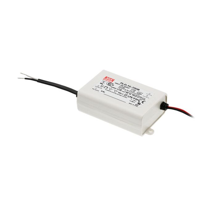 PLD-16-S - Mean Well PLD-16 Series LED Driver 16W 350mA – 700mA LED Driver Meanwell - Easy Control Gear