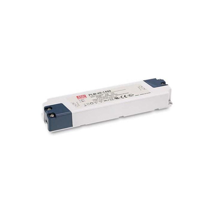 PLM-40-1750 - Mean Well LED Driver PLM-40-1750 40W 1750mA LED Driver Meanwell - Easy Control Gear