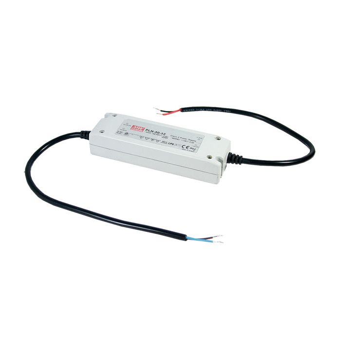 PLN-30-20 - Mean Well LED Driver PLN-30-20  30W 20V LED Driver Meanwell - Easy Control Gear