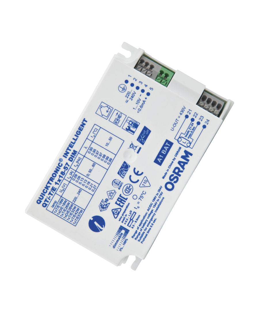 LEDVANCE/OSRAM - QTI21842TE-OS QUICKTRONIC INTELLIGENT DIM CFL 2X18…42w ECG-OLD SITE LEDVANCE/OSRAM - Easy Control Gear