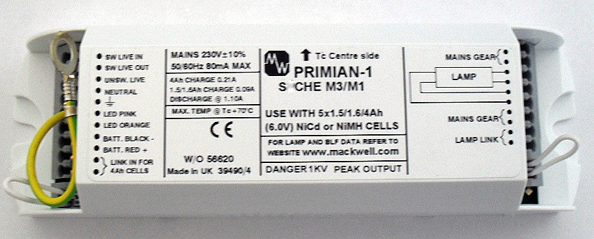 Mackwell PRIMIAN-1 S4CHE Emergency Inverter Mackwell Inverters Mackwell - Easy Control Gear
