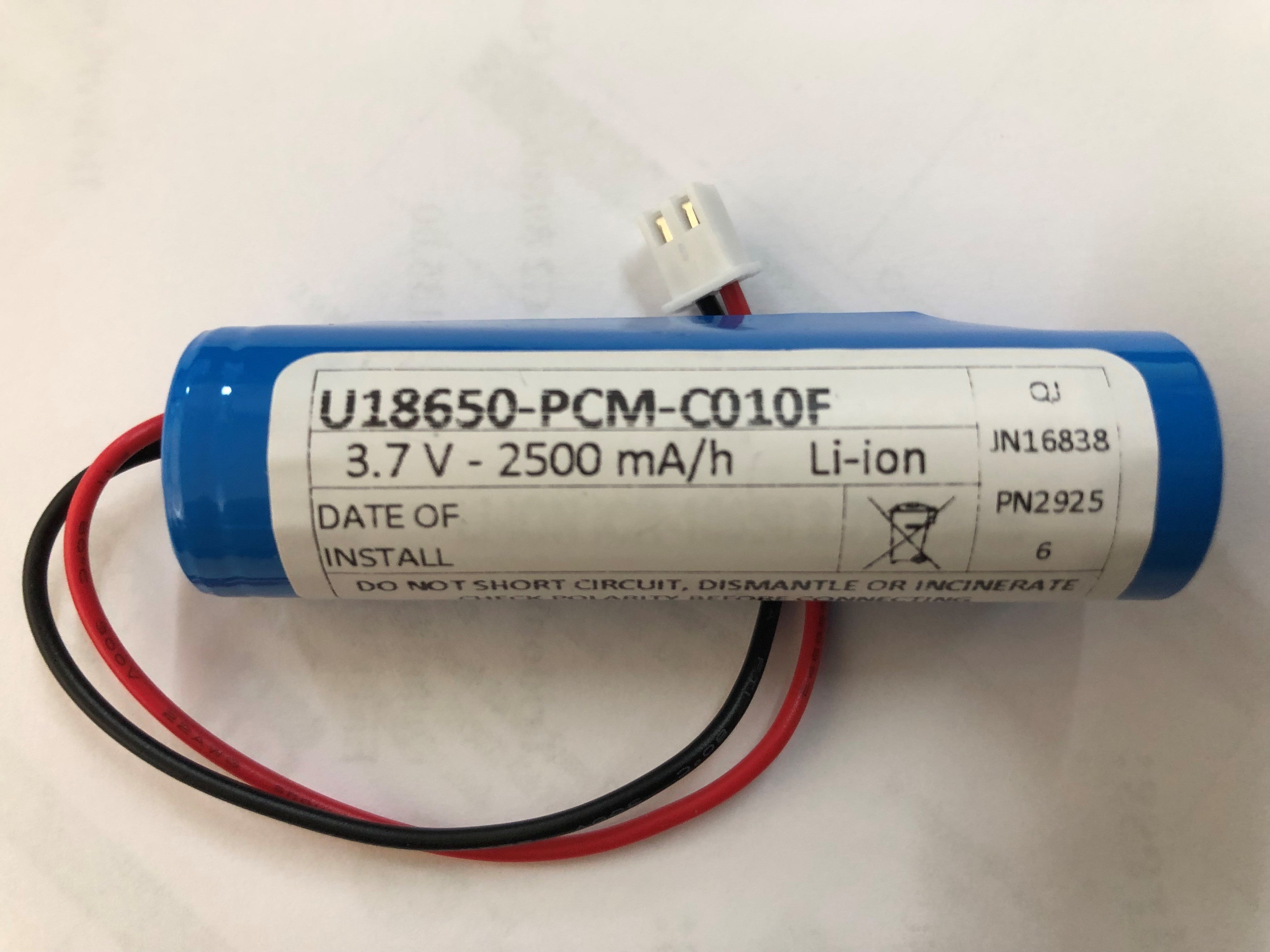 U18650-PCM-C010F 3.7V 2500MA C010F Connector  Li-ion  Easy Control Gear - Easy Control Gear