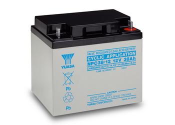 Yuasa NPC38-12 mobility battery yuasa - Easy Control Gear